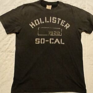 Vintage Hollister Premium T-Shirt Distressed white graphic heavyweight men